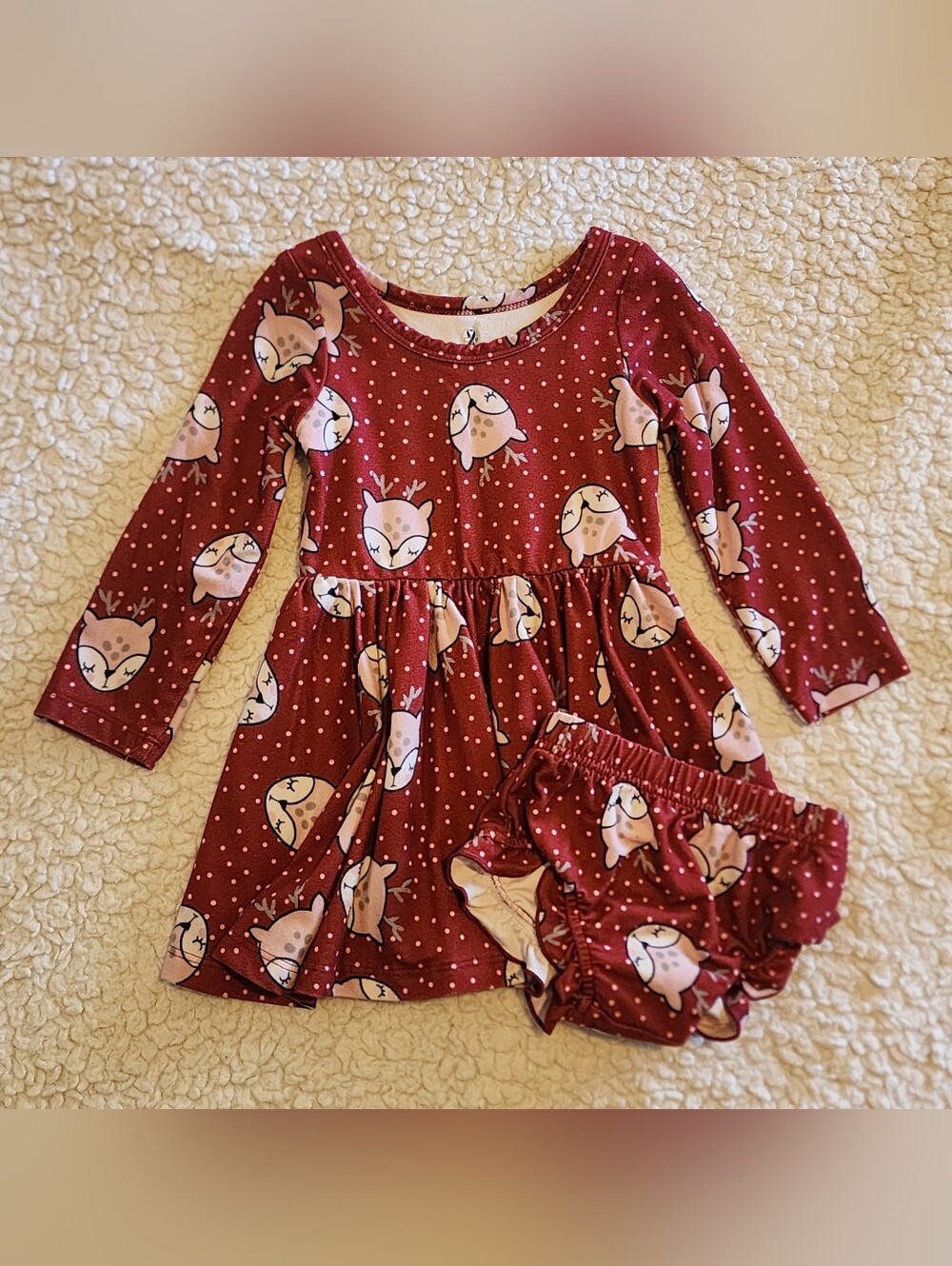 18-24mo Reindeer Dress Charlie's Project